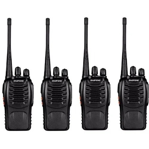Baofeng Bf-888s Two Way Radio - 4Pieces - Black