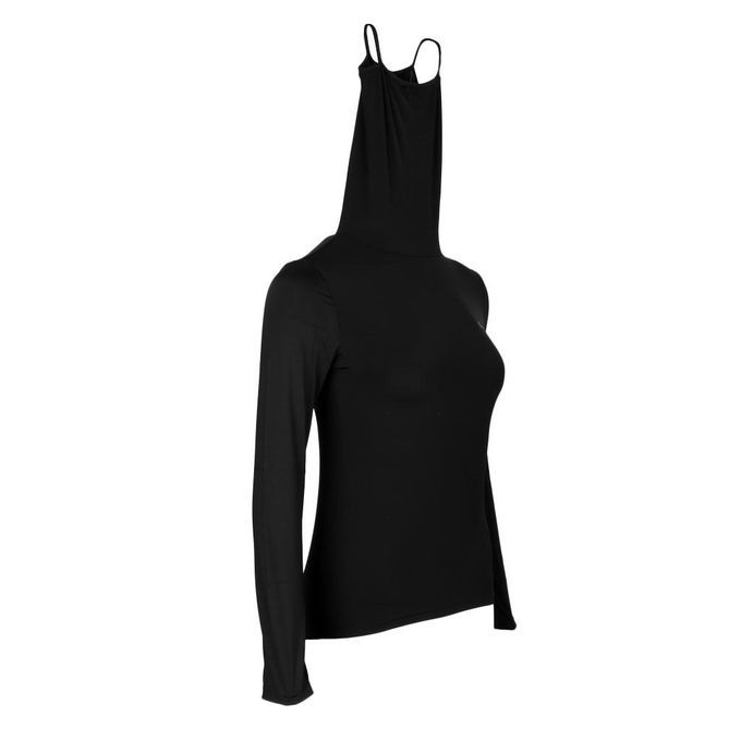 Quick Drying Golf T-shirt For Women Rash Guard Top Long Sleeve Black M