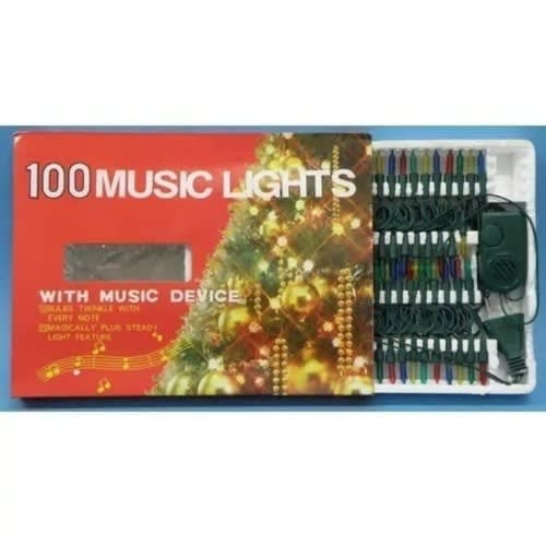 Christmas Lights - 100 Music Lights - Multicolo