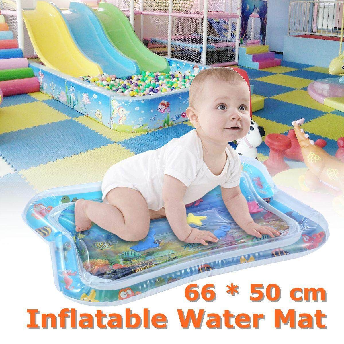 Summer Water/Air Filled Inflatable Mat Newborns Playmat Water Cushion Tummy For Kids Baby Beach Home Garden