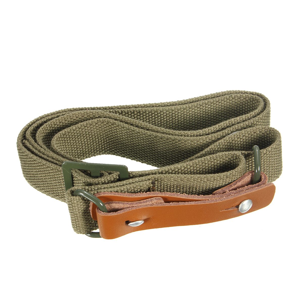 Adjustable 2 Two Point Sling Bungee Climbing Safety Rope Strap Cord Army Green