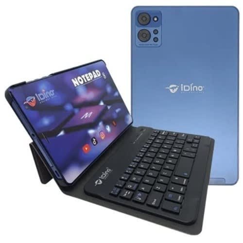 Idino Notepad 8 5g Tablet With Keyboard - 8"hd - 256GB ROM - 6GB RAM - Android 12 - 4000mAh - Blue