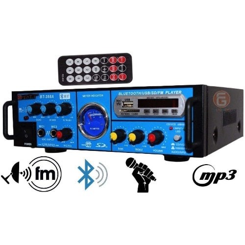 Power Amplifier Bluetooth Usb/sd/fm/mp3