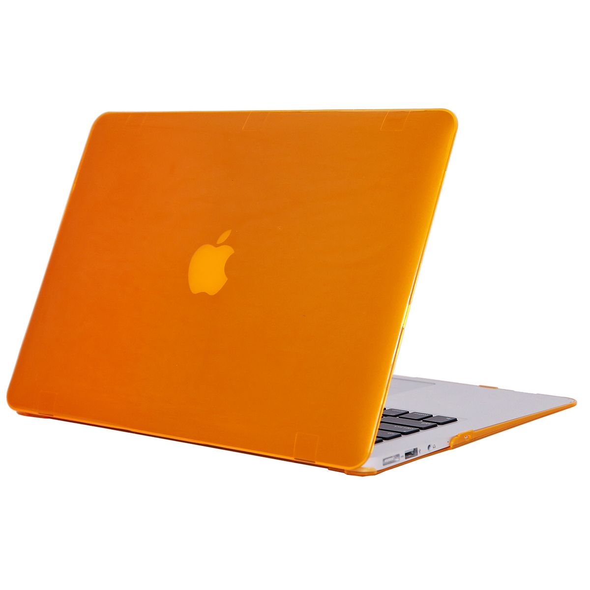 13" Air Case, Crystal Hard Rubberized Cover For Macbook Air 13.3 Inch, Orange