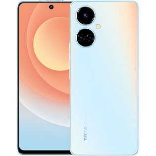 Camon 19 - 6.8"FHD+ - 128GB ROM - 4GB RAM - Dual SIM - 4G LTE -64MP -Fingerprint-5000mAh- Salt White