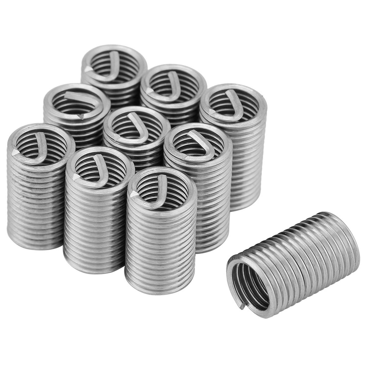 10 Pcs 304 Stainless Steel Wire Screw Sleeve Inserts Thread