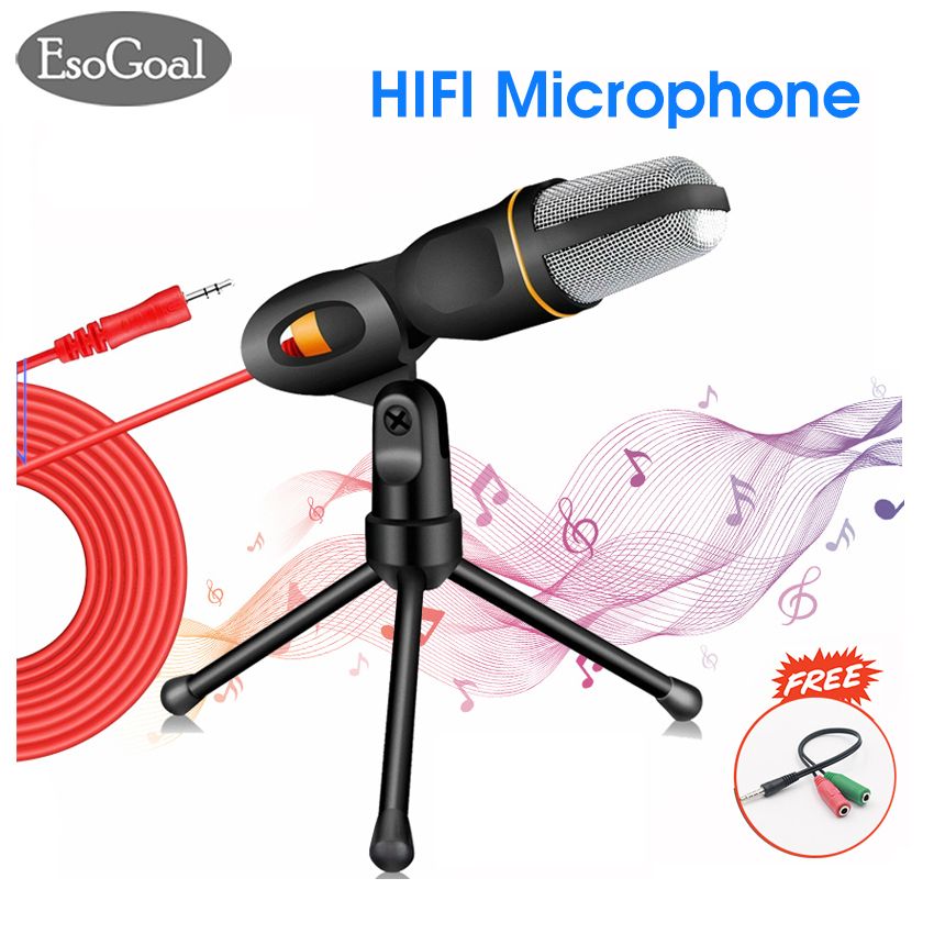 EsoGoal Professional Condenser Studio Microphone With Stand