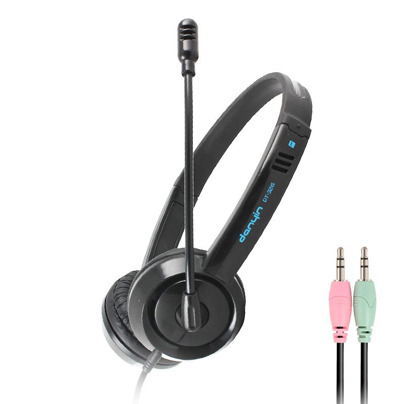 Wired Headphones Stereo Hifi Headsets With Mic For Computer