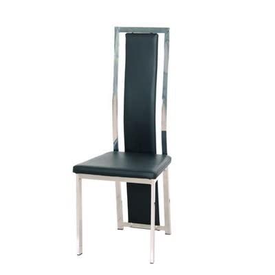 Johnneystar Mason PU Leather Chair - Black