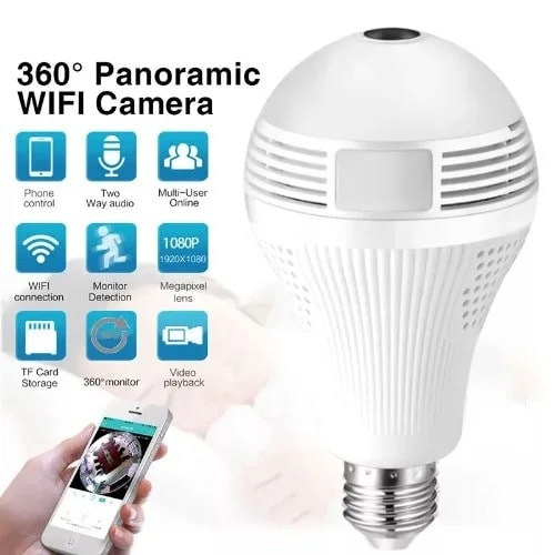 360 Panoramic Bulb Camera