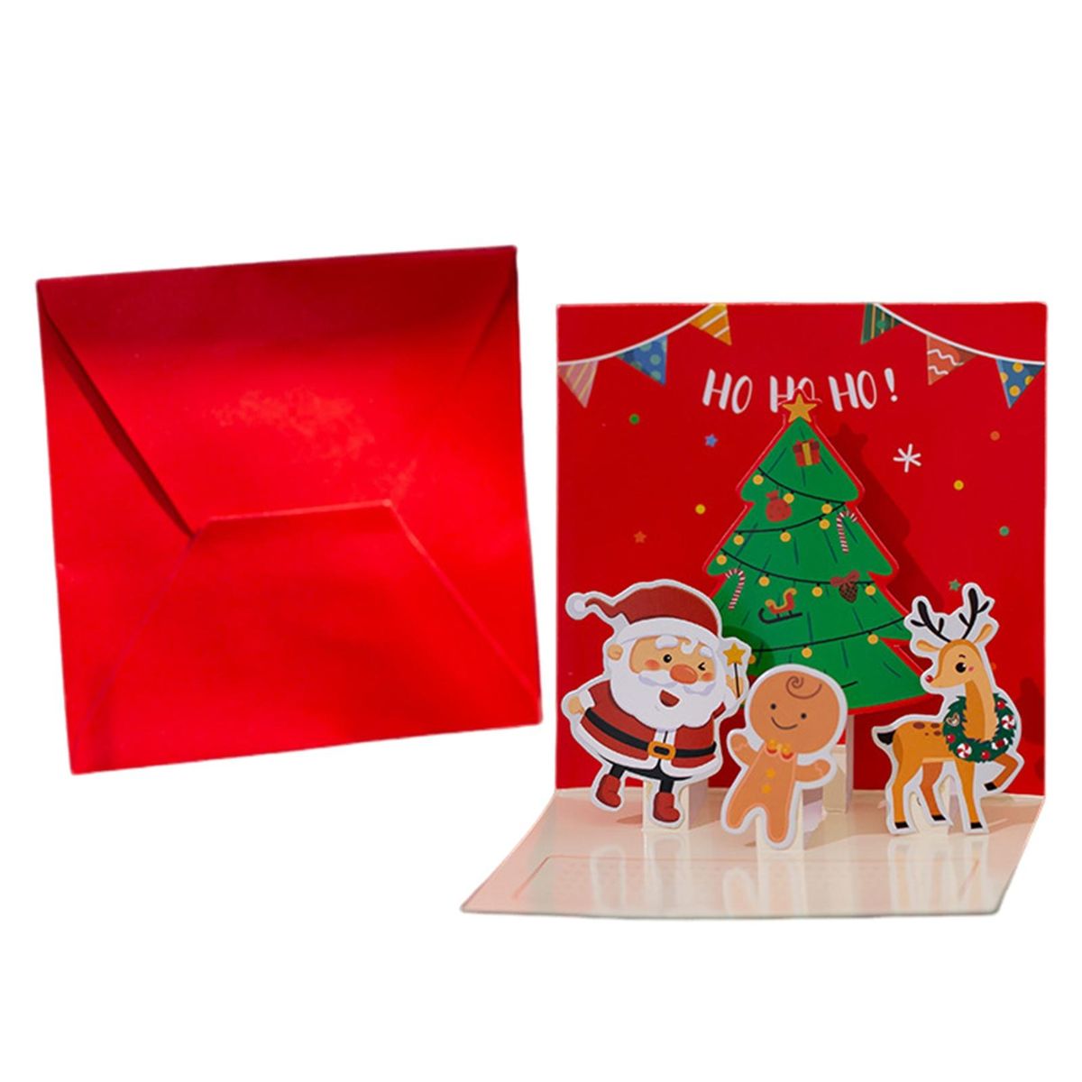 Festive Atmosphere Christmas Card Festive Holiday for Christmas Red 1