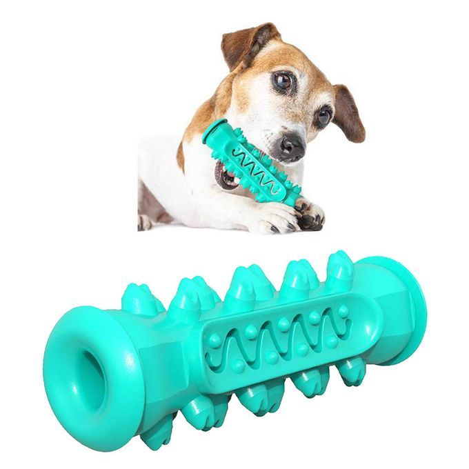 Dog Chew Toothbrush Stick Dental Care Brushing Chew Toys Blue_No Sound