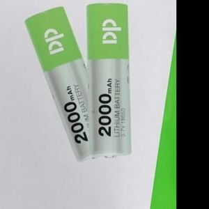 Li-ion  3.7V Rechargeable Battery 2000mAh -2Pcs