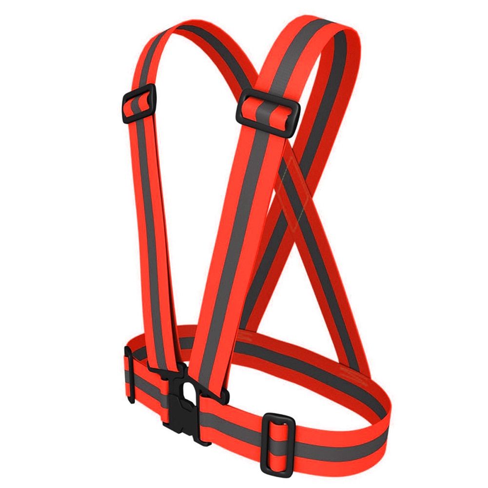 High Visibility Reflective Safety Jacket Night-Orange