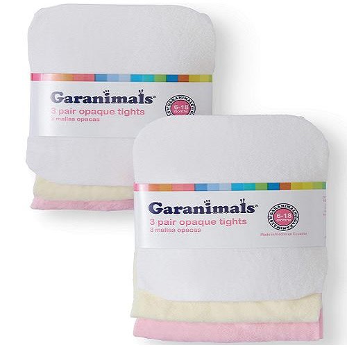 Baby Toddler Girls Opaque Popsocks Tights