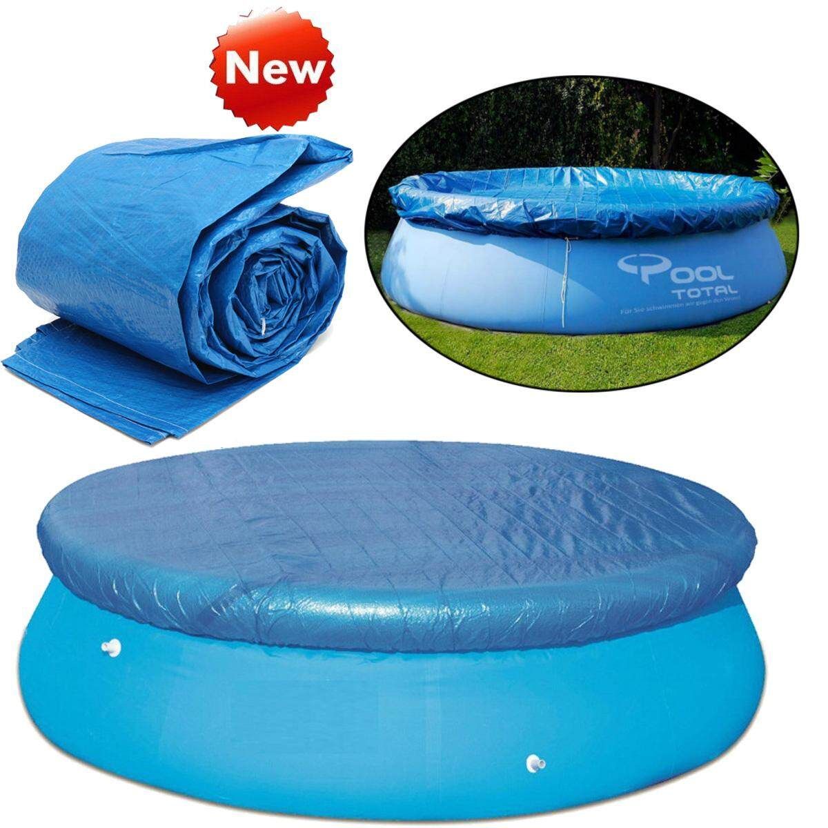 15Ft SWIMMING POOL COVER Round Family Paddling Fast Set Garden Pools 15FT(457CM)