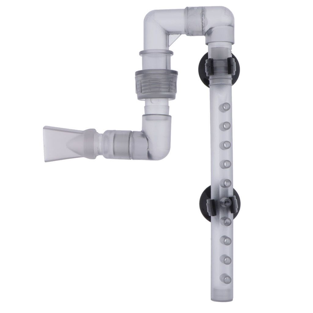 1 Pcs Practical Aquarium Water Plant   Tank Outflow Pipe  1216mm Gray