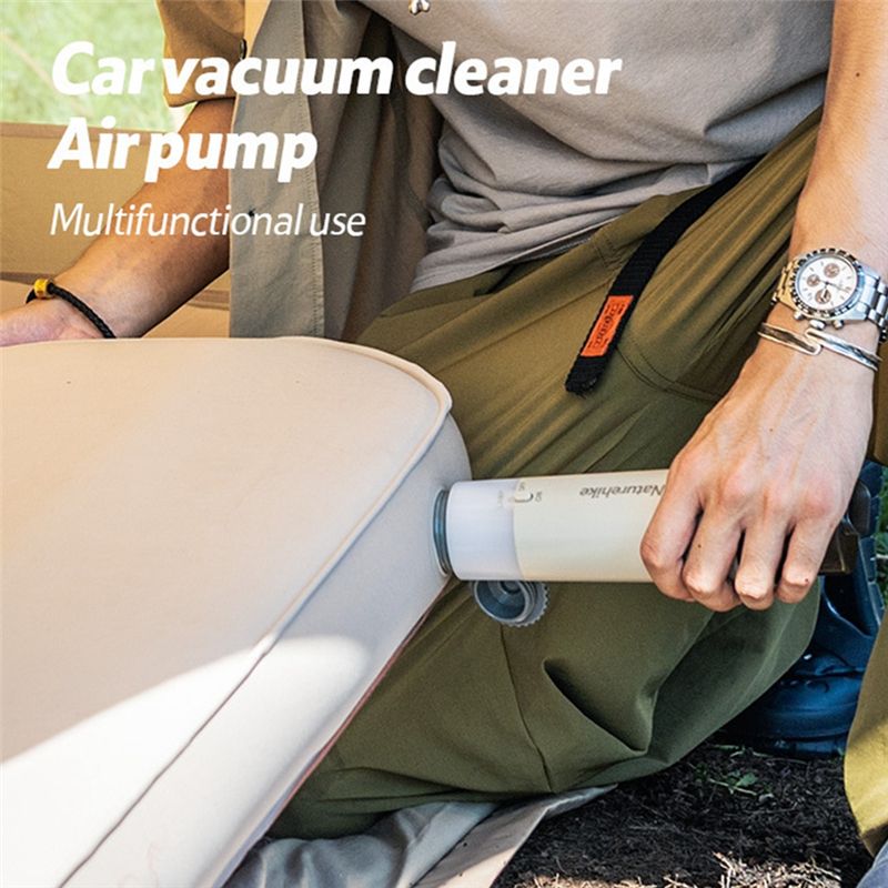 Naturehike Outdoor Camper Car Vacuum Cleaner Air Pump High Power Fast Air Pump Multifunctional Use