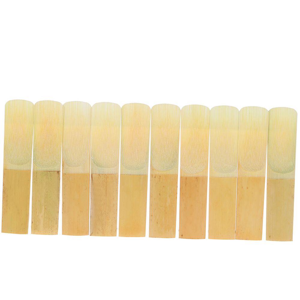 10-pack Pieces Strength 3.0 Bamboo Reeds For Eb Alto
