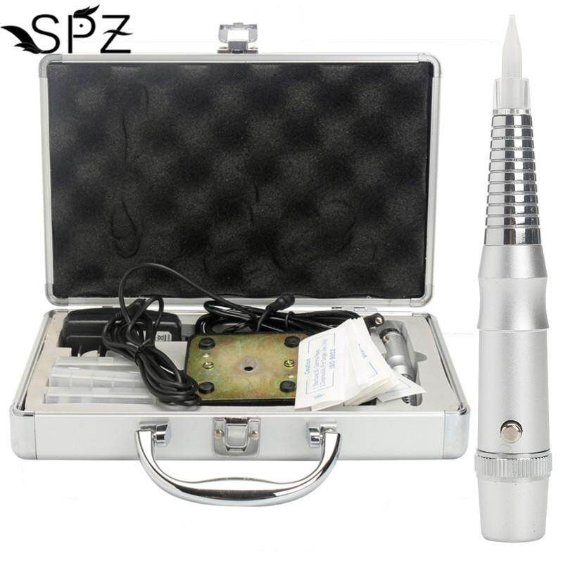 Pro Semi-Permanent Makeup Tattoo Machine Kit Eyebrow Pen Tool Kit Set With Case