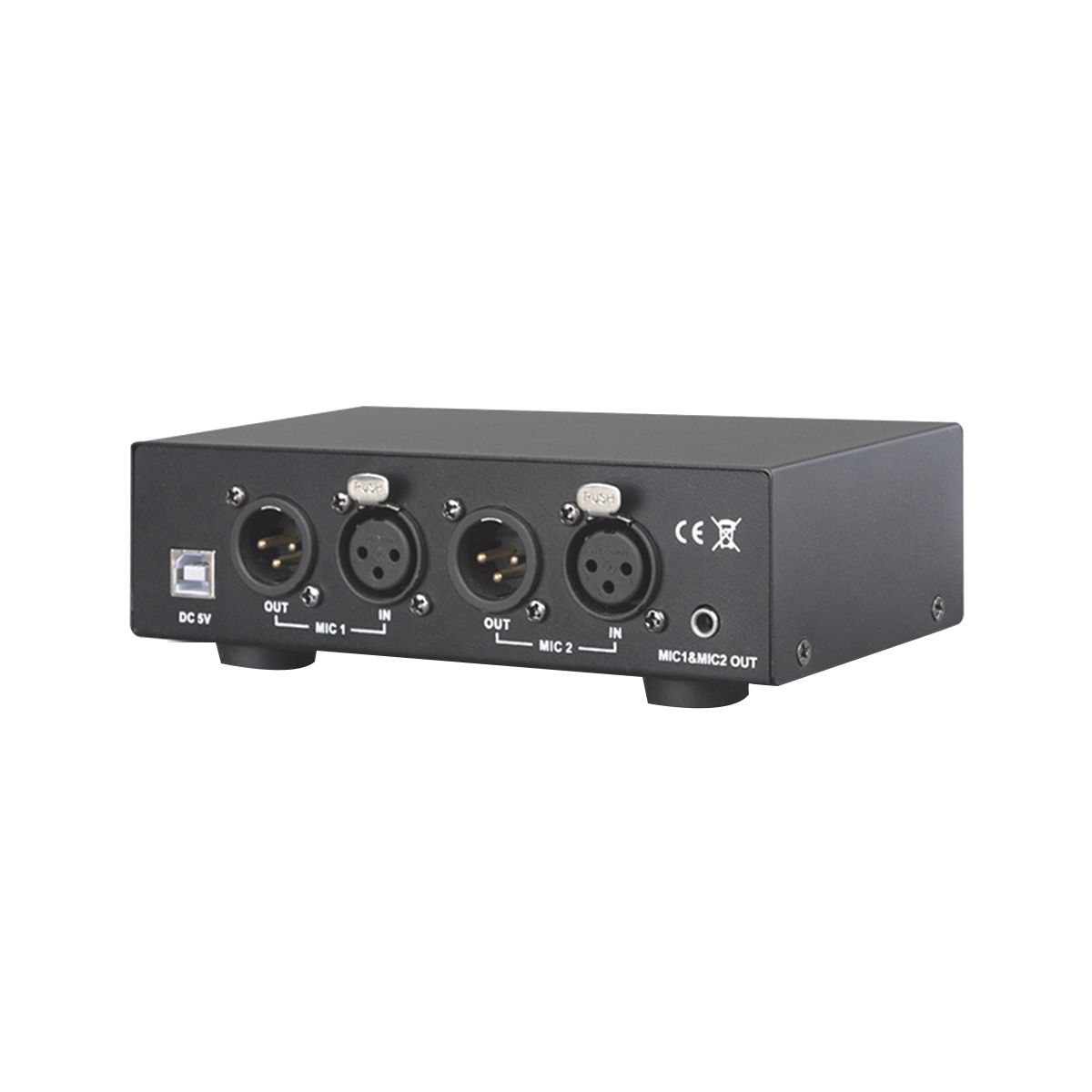 48V USB Dual Mixed Output Phantom Power Supply for Condenser