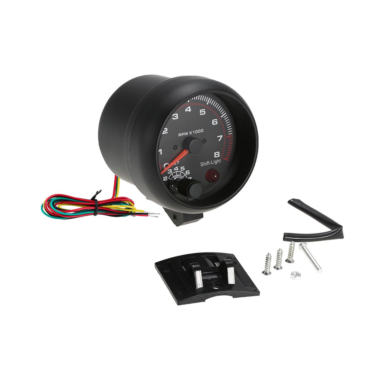 3.75 ''Automobile Refitted Instrument Black White Light