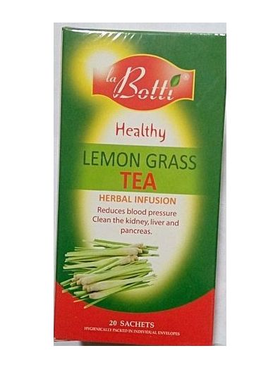 2 PACK LA Botti Lemon Grass Tea-40CT