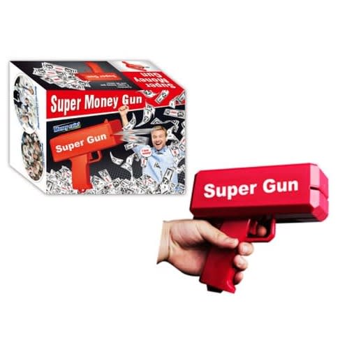 Super Gun Spraying Cash Money Machine - Red