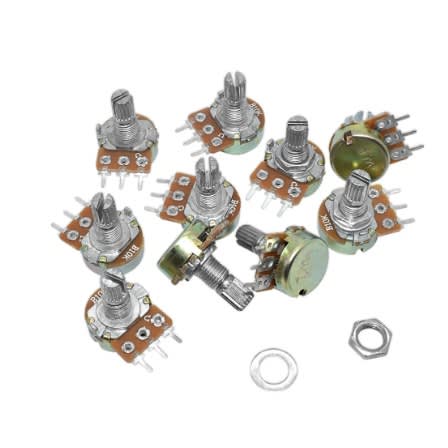 40pcs Rotary Potentiometer Ohms   - 4 Set