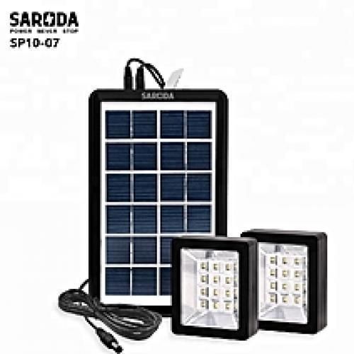 Solar Lighting Kit With Phone Charging And Inbuilt Battery
