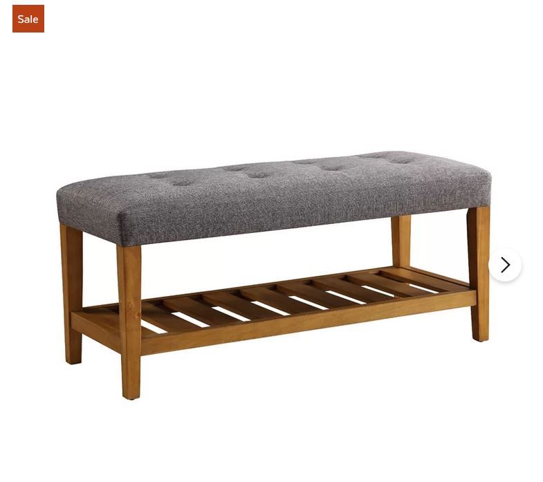 Warwickshire Wood Storage Bench (Lagos Delivery Only)