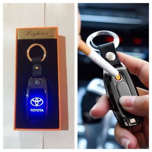 Toyota Car Key Holder With Toyota Logo And Cigarettes Lighter