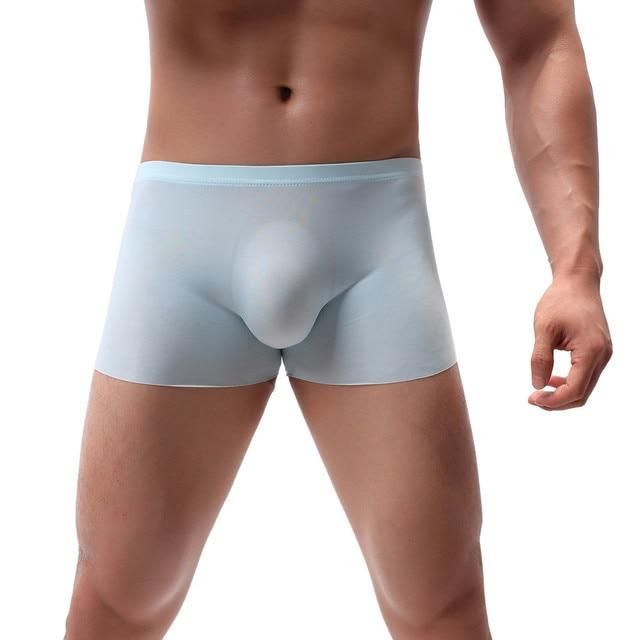 Soft cotton boxer shorts for men