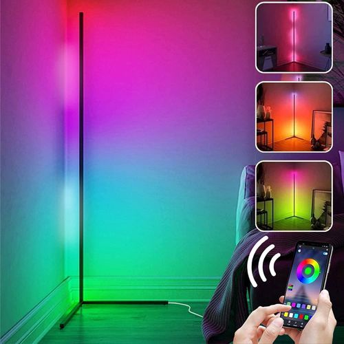 140cm Tall RGB Changing Color LED Floor Lamp/App Remote