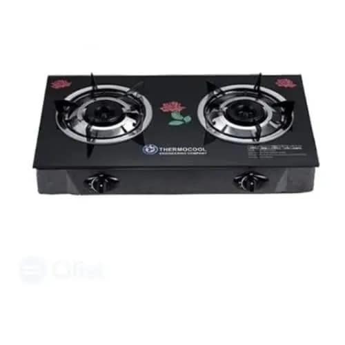 Glass Table Gas Burner - 2 Burner