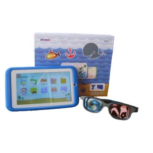 K89 7" Kids Educational Tablet 1gb Ram + 16gb Rom, 3000mAh Battery, Wifi - Blue
