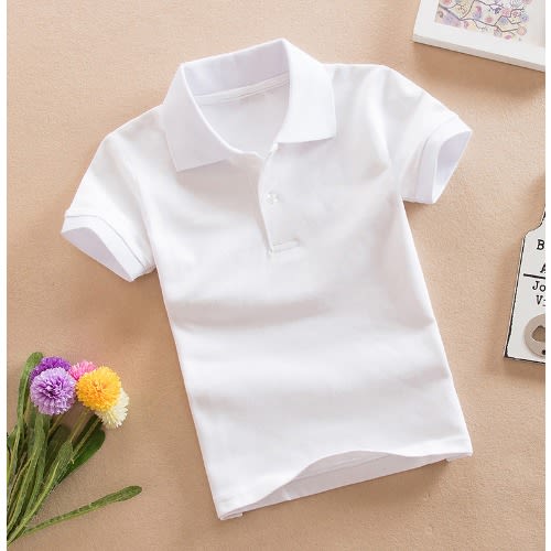 Plain Polo - Unisex - White