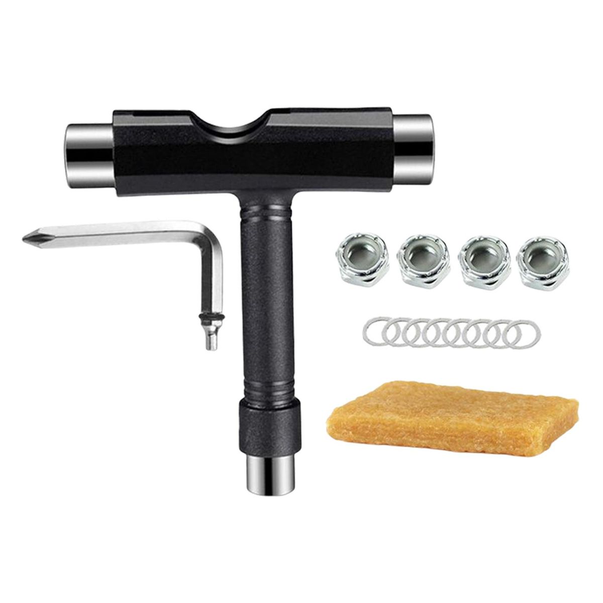 All-In-One Skateboard Tool With Skateboard Griptape Eraser Skate Tools