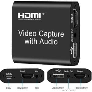 Hdmi Video Capture Card With Audio - 30 Usb