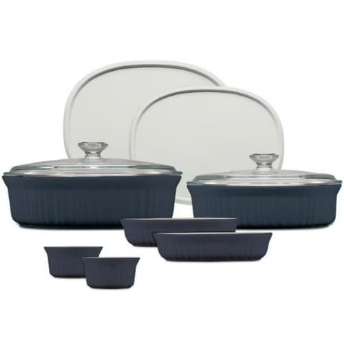 Corningware French Colors 10pc Bakeware Set