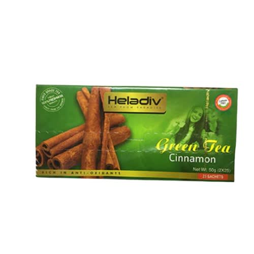 Heladiv Green Tea Cinnamon -25 Tea Bags