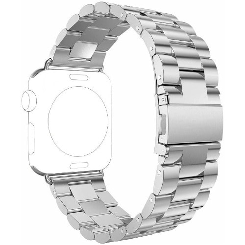 Stainless Steel Strap For Iwatch & Smartwatch - 42/44mm - Silver