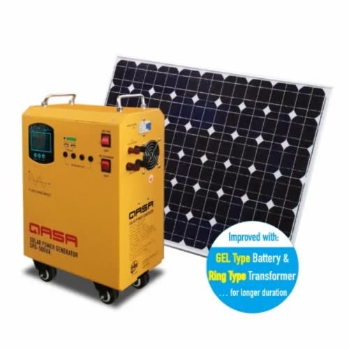 Solar Power Generator Qpg-500 & 100w Solar Panel Qsp-100w18