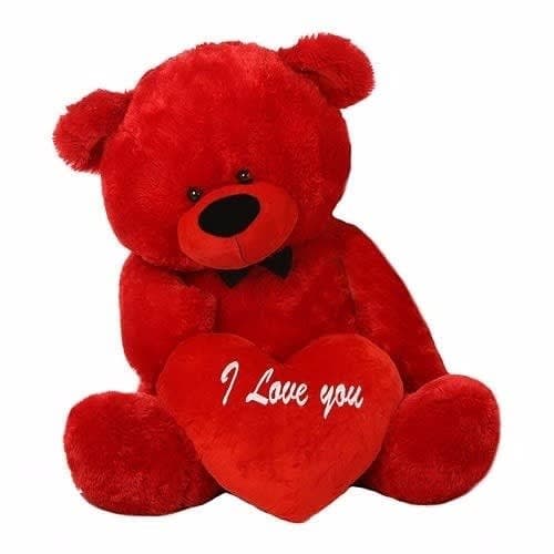 Valentine Teddy Bear Gift - Red