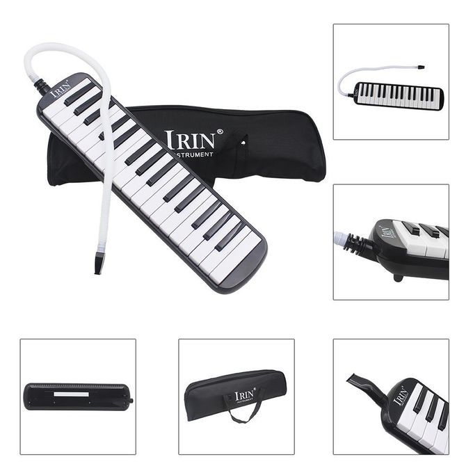New   32   Piano   Keys   Melodica   With   Carrying   Bag   Black