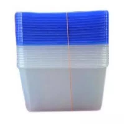 Plastic Food Containers - 50 Pieces