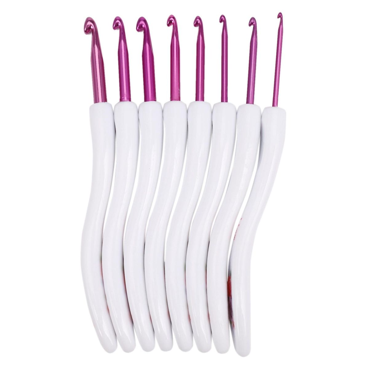Plastic Handle Aluminum Crochet Hooks Set Knitting s