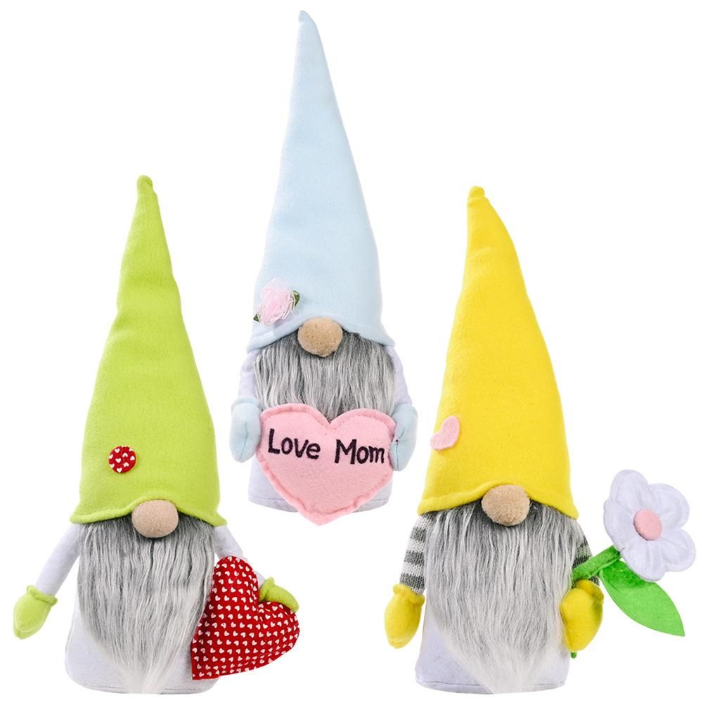 3 Pcs Cute Faceless Doll Mother's Day Toy Happy Birthday