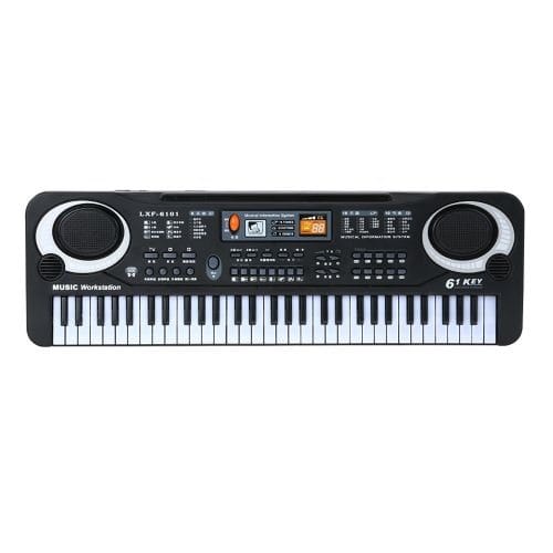 Kids' Mini 61 Keys Piano Keyboard With Microphone