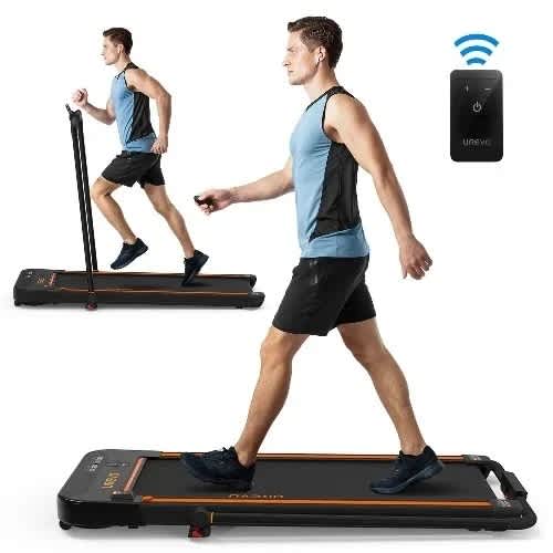 2 In 1 Foldable Walking Pad Treadmill With App Control And Bluetooth